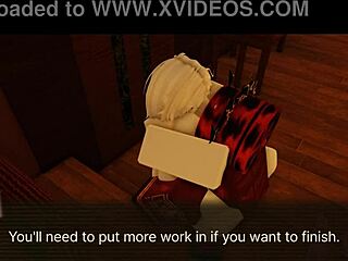 roblox faust helps dante but ends up bent over for rough doggystyle pounding and more