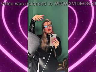 No cumming until eyeliner perfect in crossdressing joi session