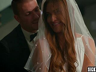 naughty bride gizelle blanco's big ass gets pounded hard by witnesses