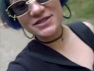 Curvy Asian Housewife Pays Stranger with Forest Fuck Session