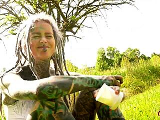 German Scout Splits Tongue Tattoo Star Anuskatzz Rough Anal Casting