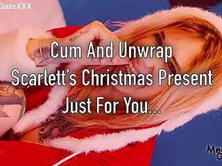 Scarlett Revels in Early Christmas Cock Surprise!