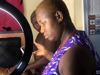 Girlfriend Films Boyfriend Pounding Stepsister's Tight Pussy Doggystyle!