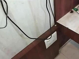 Indian bhabhi sends hubby off then bends for neighbor's monster cock! Hindi chudai mms dirty maid anal ass-to-mouth