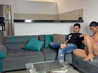 perfect time to fuck right here in the dorm with my submissive latina roommate