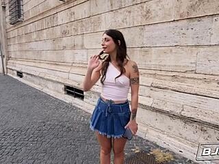 can skinny silvia soprano really gag down that monster dick whole?