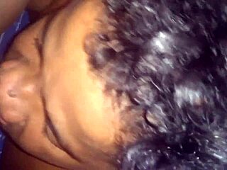 Ebony bbw latina deepthroats before fat pussy and assfucking massage