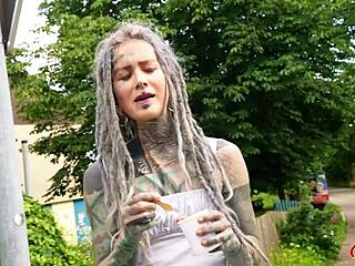 German Scout Splits Tongue Tattoo Star Anuskatzz Rough Anal Casting