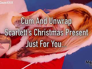 Scarlett Revels in Early Christmas Cock Surprise!