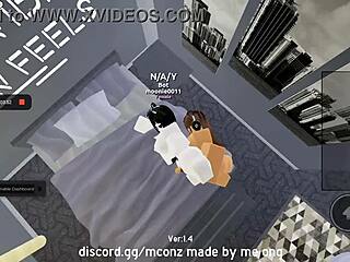 Horny Futa Roblox Girl Passionately Fucks Best Friend to Orgasm