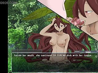 Monster girl quest hentai anime features mandragora deep fellation