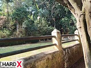 she TURNED 18 and CALLS friend to BUST her VIRGINITY in woods