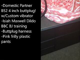 i'm tying myself up tight for that monster anal dildo ride oh god it hurts so good...