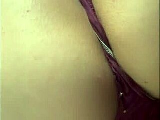 rica rubs her latina ass with dildo waiting for roomie