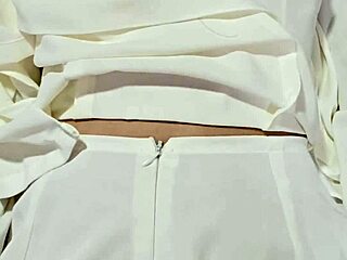 Vietnamese Beauty in Traditional Attire Reveals Wet Secrets