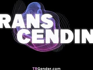 Brunette Tgirl Kasey Kei Takes Massive Cock Anal and Blowjob in Oiled Interracial Massage!