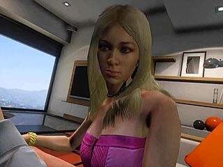 GTA 5 streets tempt with hooker inviting hot whore action