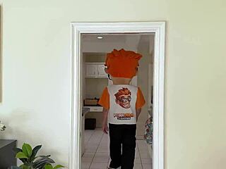 pov sunako kirishiki gags on deepthroat blowjob till cum fills her mouth homemade 😜💦