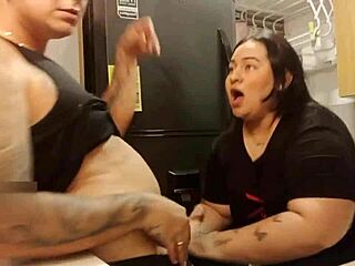 i pound my stepbrother's fat latina wife doggystyle in kitchen part 1!