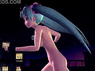 hatsune miku plays piano fully nude in scandal project diva mod