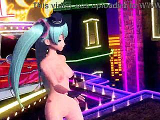 hatsune miku plays piano fully nude in scandal project diva mod