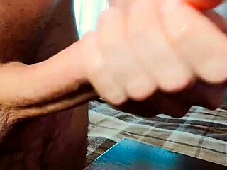 Homemade Desk Fuck Ends with Deep Cum Inside Tight Pussy on Table