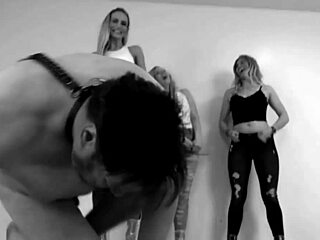 Goddess Platinum's Brutal Ball Kicking Femdom Compilation Strikes Hard