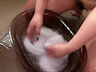 curvy japanese teen's big natural tits bounce in uncensored creampie massage fuck 💦😍