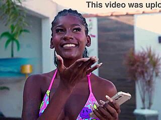 Jenny Pretinha's Ebony Destruction: 5on1 DP Double Vaginal Throat Piss