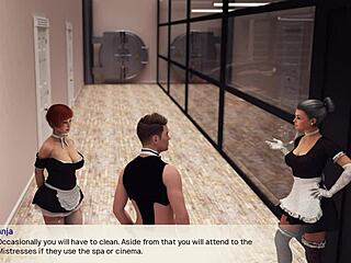 she owns him completely in femdom estate domination game part 3