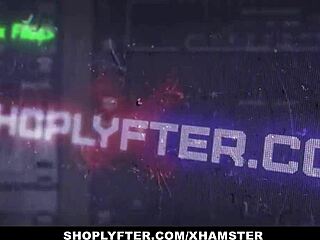 shoplifting teen fucks massive security cock to dodge jail time now!!
