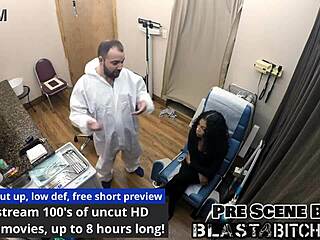 yesenia's nurse pussy spreads wide in pov then blasts with hot cum