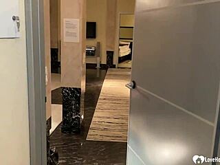 Tattooed chick rides cock doggystyle then pov moaning.