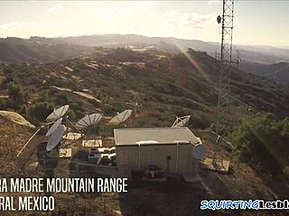 overwhelming pleasure surges as lesbian milf squirts on babe's face in erotic heels storyline