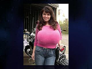 HUGE BBW CHUBBY MILF TITS BOUNCE IN SLUTTY RIDE!!