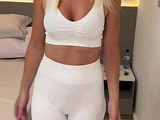 alineflavio's cute blonde couple orgasms homemade!