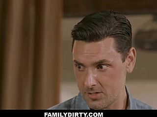 skinny blonde teen athena fleurs THREESOME FUCKED by stepdad ryan driller and stepbro johnny palms