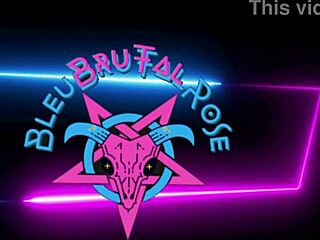 bleubrutalrose's sloppy bunny cosplay deepthroat big cock blowjob with anal tease