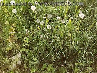 we stroke our hairy pussies together on the street with the neighbor and orgasm simultaneously