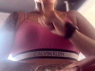 she heads to the gym with a buttplug stuffed in her ass getting super horny for a wide lubed hole ready for cock at home