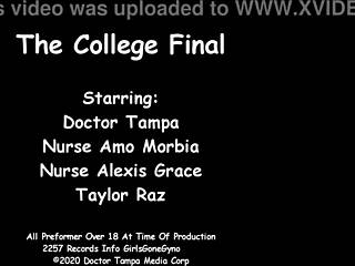 Taylor raz college final nurse toy play 😈