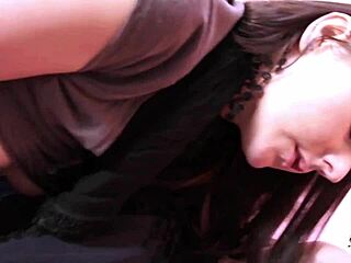 Boring Teen Slut Waits for Stranger's Cum Blast on Her Tits!