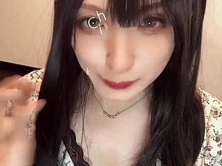 short clip for tooth fetish fans with asian crossdresser