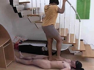 dominant ladies r crushin us slaves under their feet as footmats oh god it hurts good