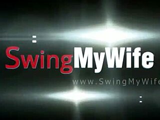 Swinger wifey takes wild anal bang from the group