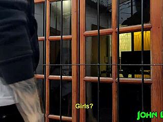 Lost Keys Lead to FFM Threesome Fucking Mei Pang and Blaze Rager Through Gate