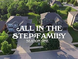 Curvy stepmom in lingerie uses hands mouth deepthroat on son's huge christmas cock pov taboo