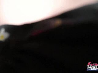 skinny tattoo coed gags on huge cock swallows every drop 💦😩