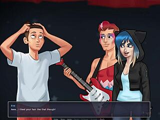 what happens when the music teacher ends up pregnant after secret hentai anime game sessions with her student?