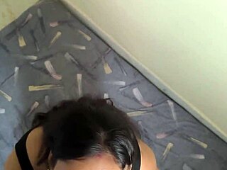 stepmom gulps cum from big cock blowbang handjob deepthroat